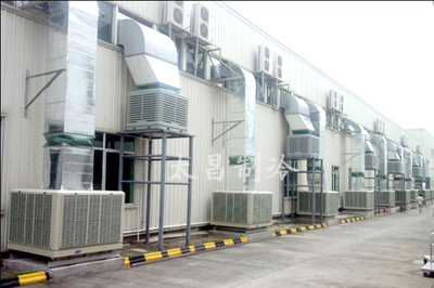 玩具工廠車間節(jié)能環(huán)?？照{(diào)安裝工程案例